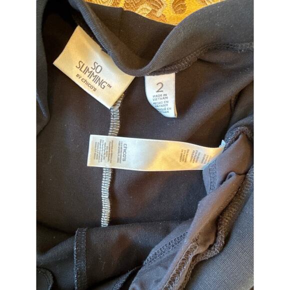CHICOS size M black “SO SLIMMING” pants - Picture 3 of 5